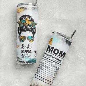 Best Mom Ever Tumbler with Straw